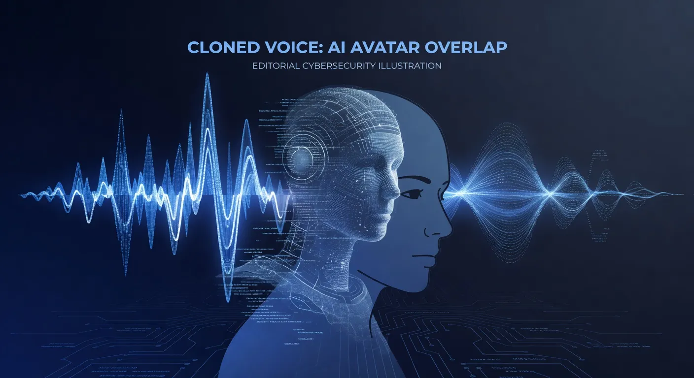 Montage illustrant la détection d'artefacts visuels dans une vidéo deepfake : contour flou autour des cheveux, désynchronisation des lèvres